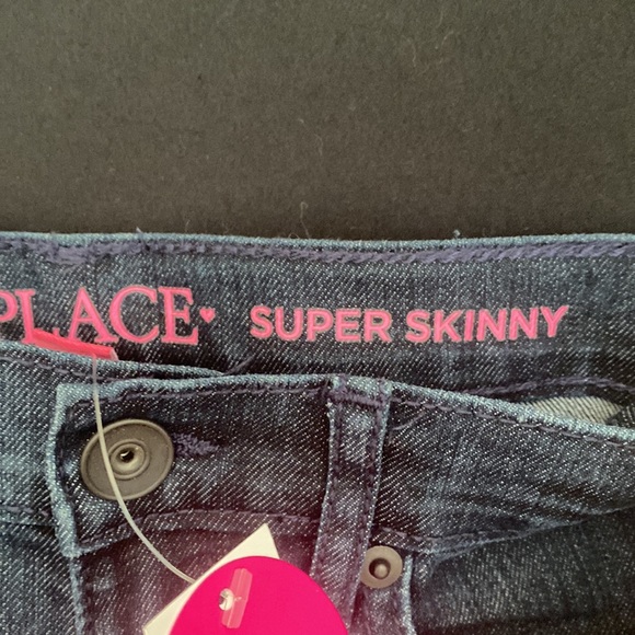 NWT The Children’s Place girl’s size 6x/7 jeans “Super skinny” style. - Picture 7 of 8